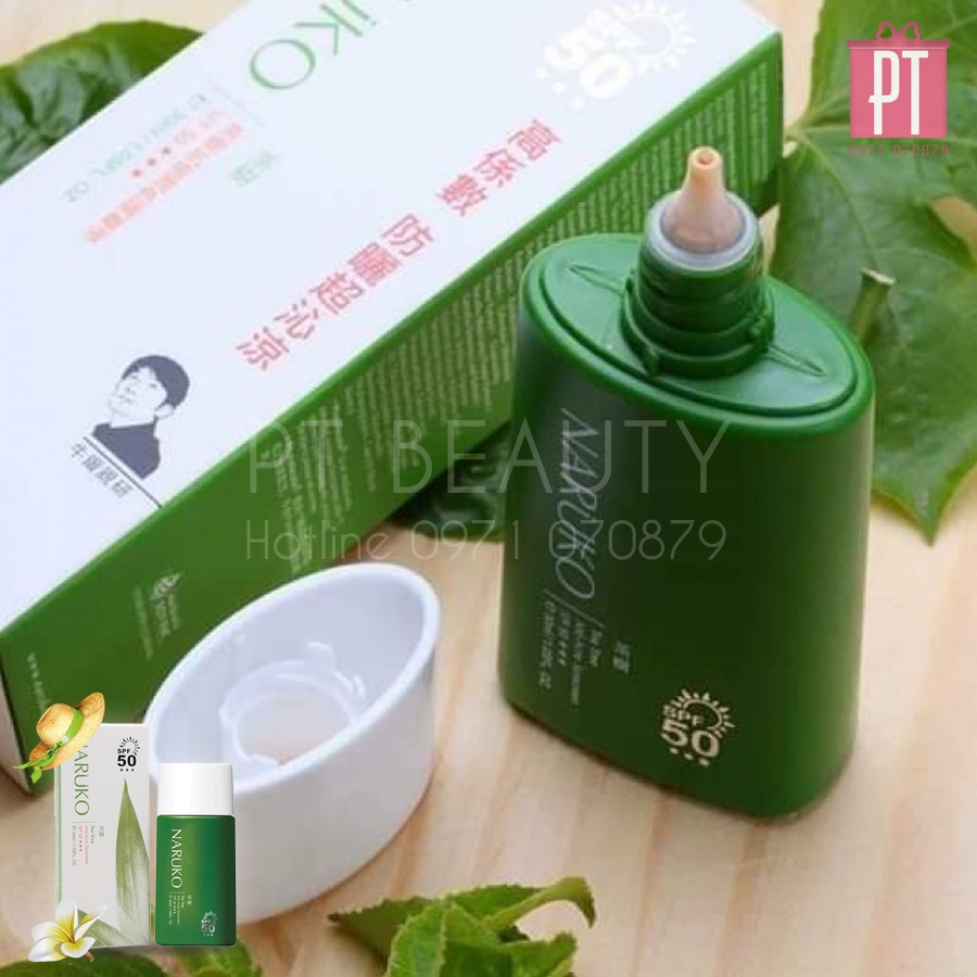 Naruko Đài Loan - Kem Chống Nắng Tràm Trà Tea Tree Anti-Acne Sunscreen SPF50 PA+++ 30ml