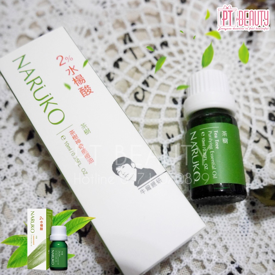 Tinh Dầu Tràm Trà Trị Mụn Naruko Tea Tree Oil Purifying Essential Oil 10ml