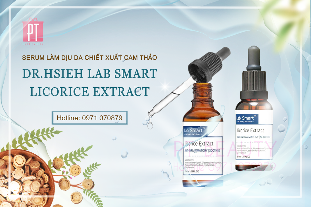 Serum Làm Dịu Da Chiết Xuất Cam Thảo Dr.Hsieh LAB SMART Licorice Extract 30ml