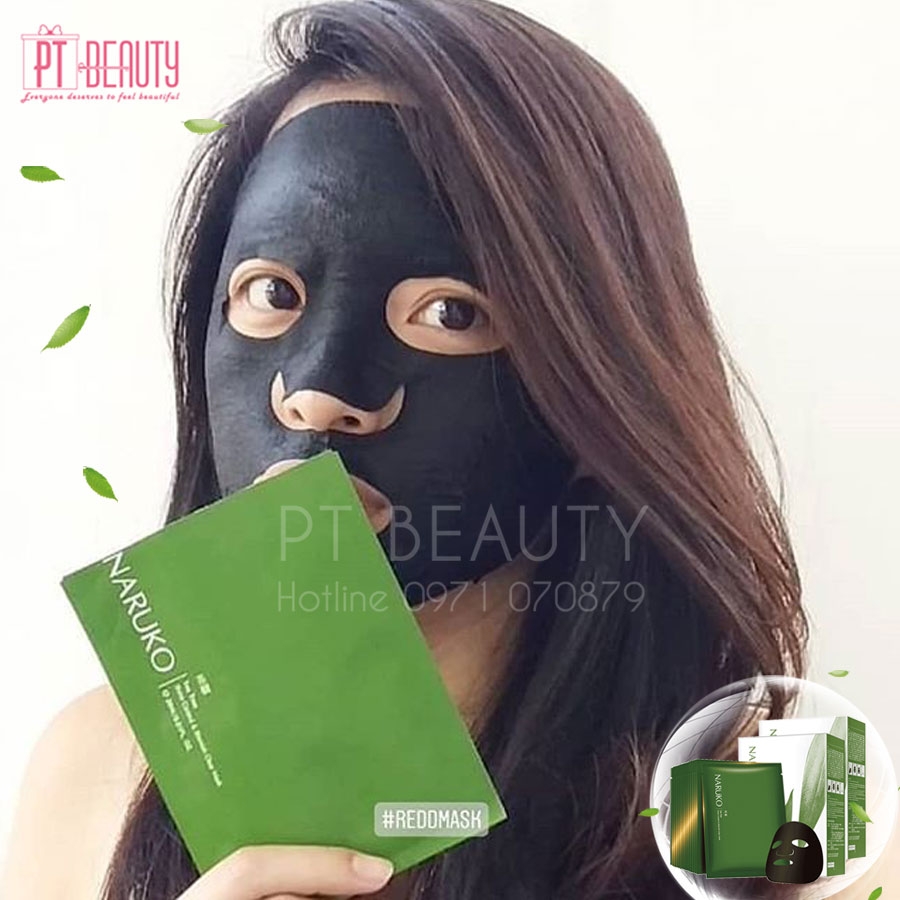 Mặt Nạ Naruko Tràm Trà Trị Mụn – Tea Tree Shine Control & Blemish Clear Mask 8pcs