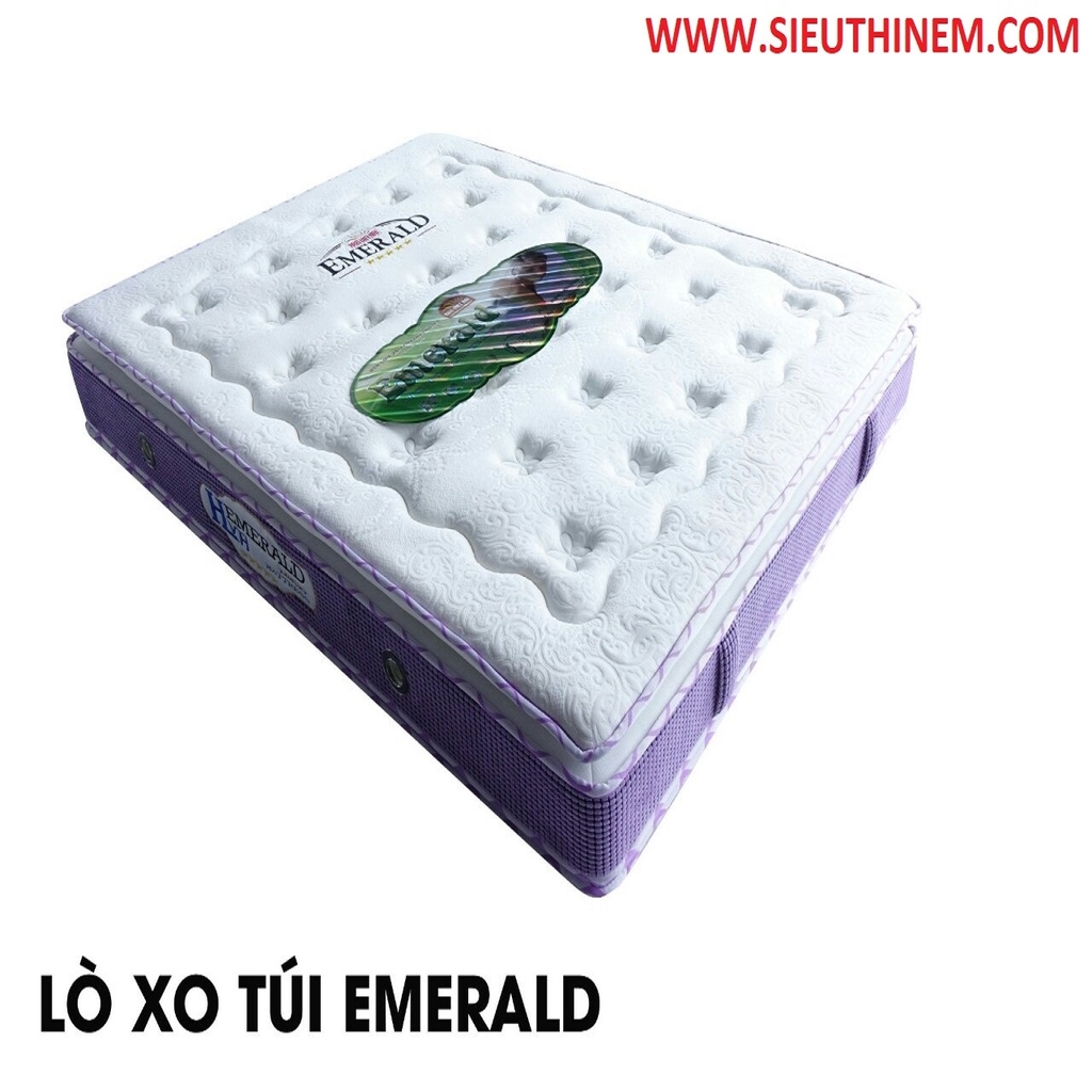 NỆM LÒ XO TÚI EMERALD 5 SAO - BẢO HÀNH 18 NĂM