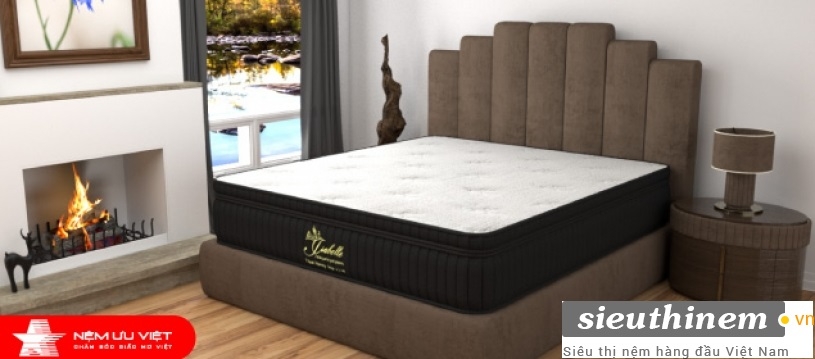 NỆM LÒ XO TÚI ISABELLE 7 VÙNG 4 VIỀN – 1 MẶT MEMORY FOAM