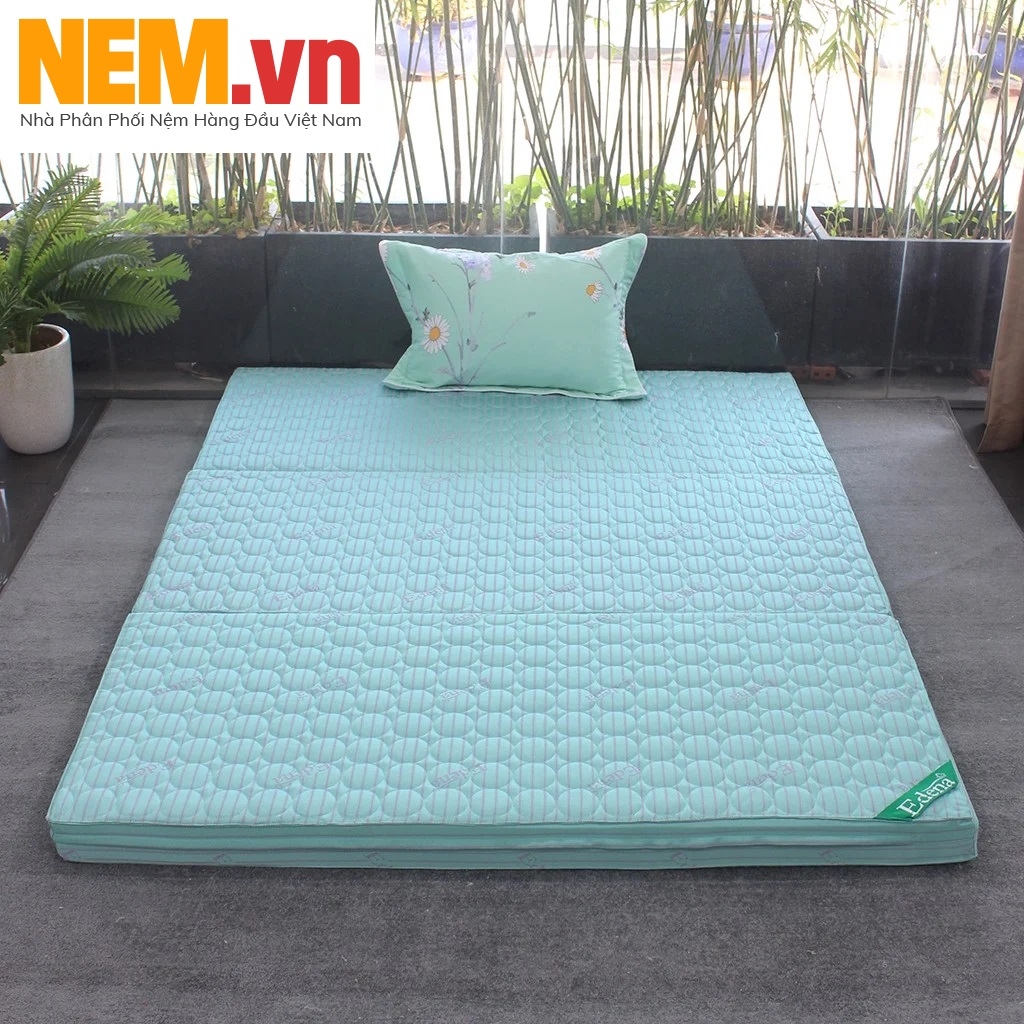 Nệm Bông Ép Chần Gòn Edena 160x198x10cm - Mua Online Giảm 35%