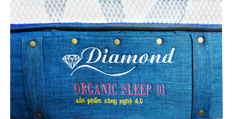 NỆM LÒ XO KÉT ORGANIC SLEEP 01 - KIM CƯƠNG