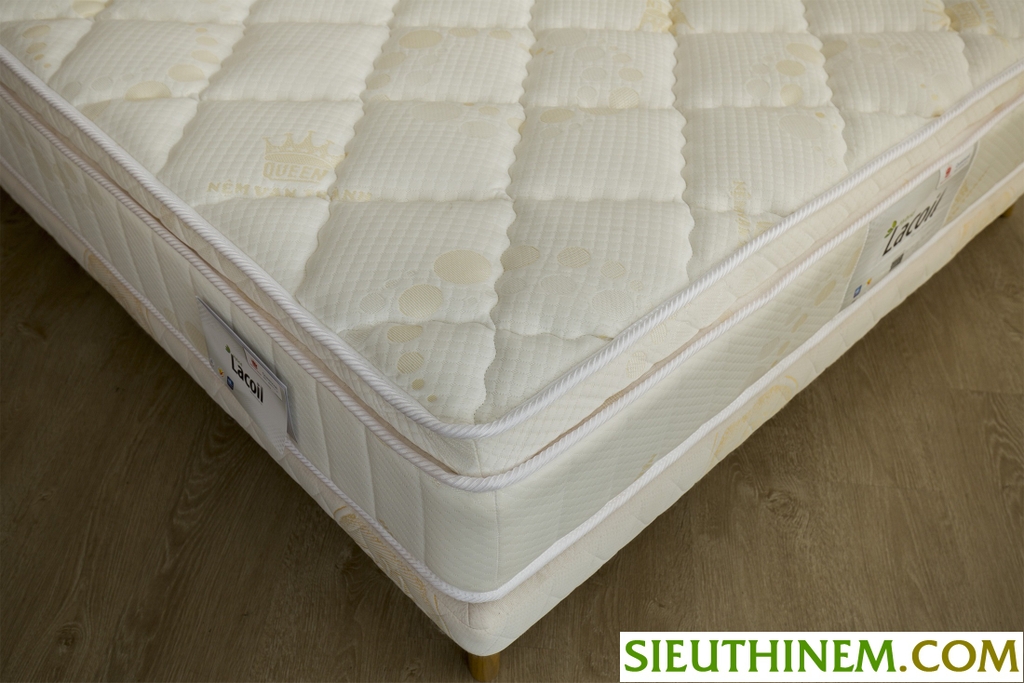 Nệm Lò Xo Túi Lót Cao Su Vạn Thành – Lacoil 180x200x28cm | Khuyến Mãi Khủng Giảm 40%