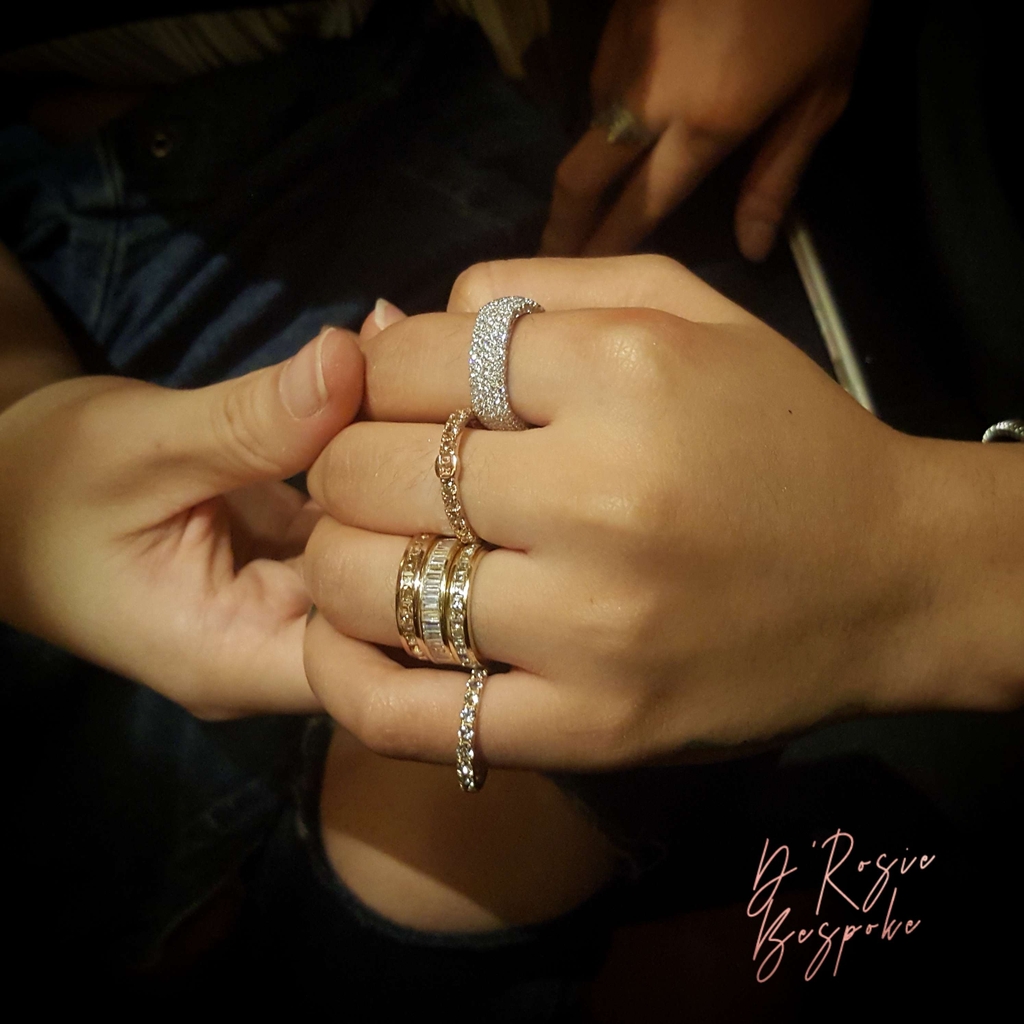 CẶP NHẪN DISCO BẢN VUÔNG