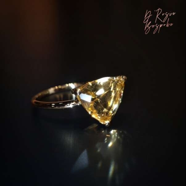 NHẪN CITRINE - VÀNG 14K