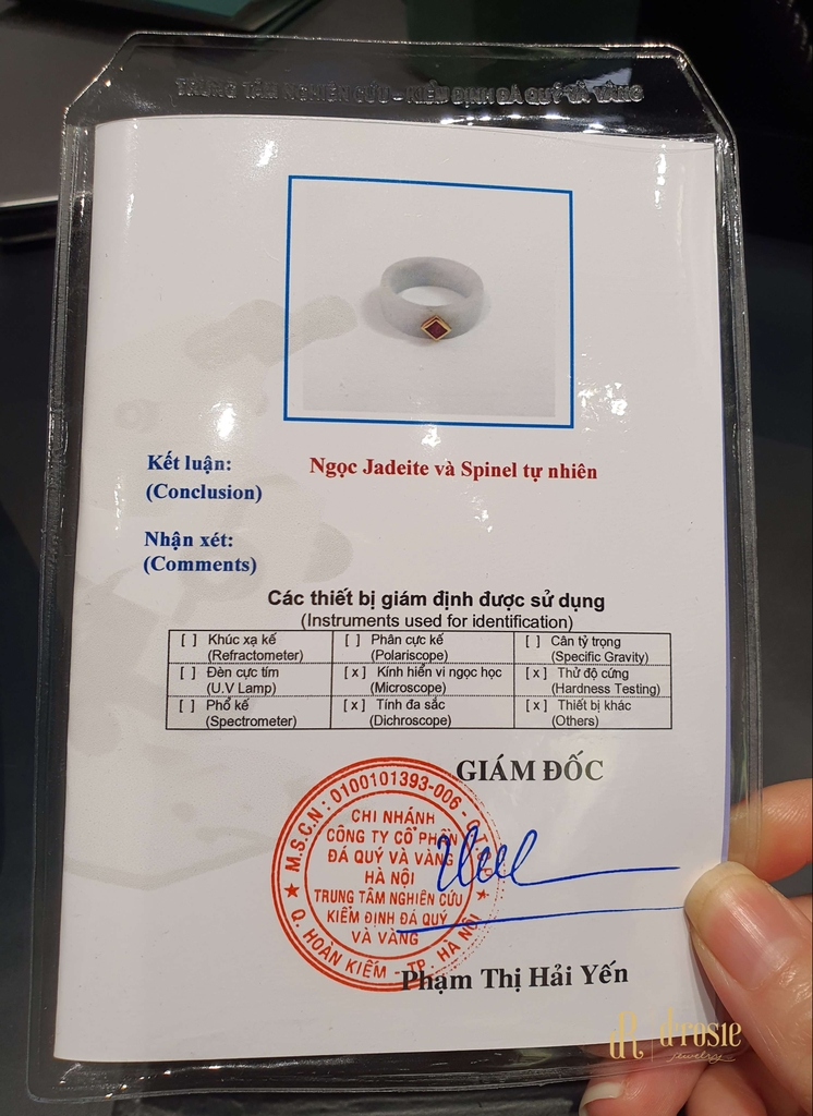 NHẪN NGỌC CẨM THẠCH LAVENDER MIX SPINEL - VÀNG 14K