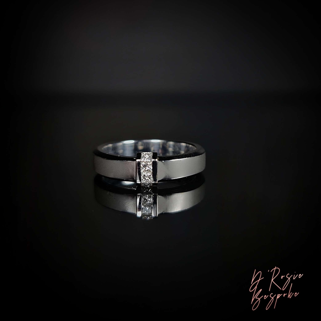 CẶP NHẪN RONALD & HILLARY VÀNG TRẮNG