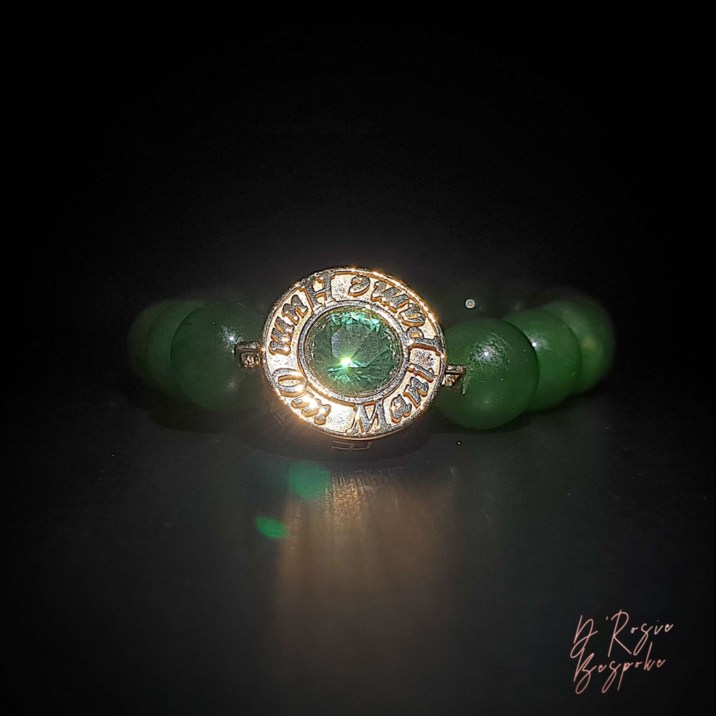 VÒNG NGỌC BÍCH MIX CHARM CHỮ PHÚC