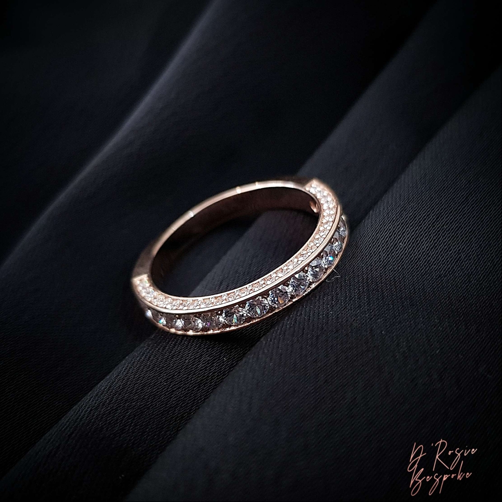 CẶP NHẪN RONALD & HILLARY VÀNG TRẮNG