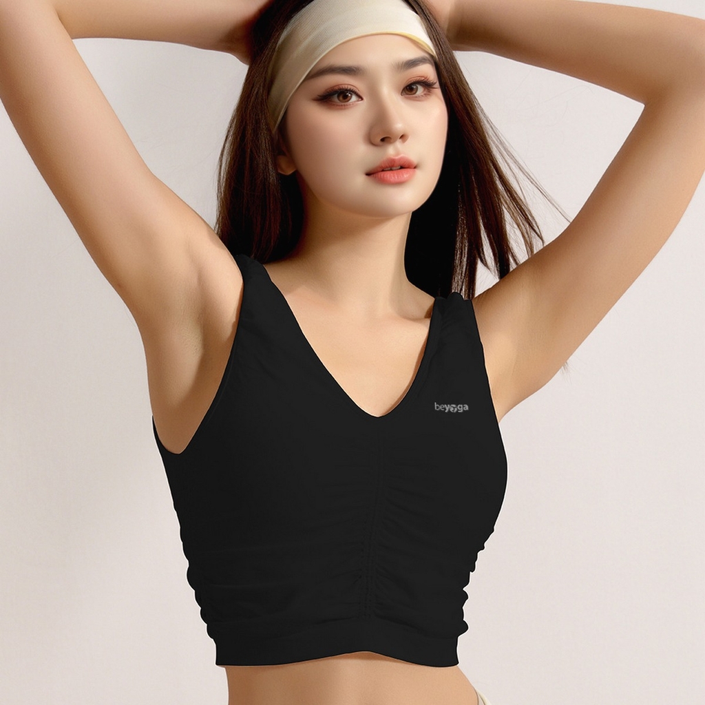 Áo tập tanktop xếp ly TNK5122 beYoga