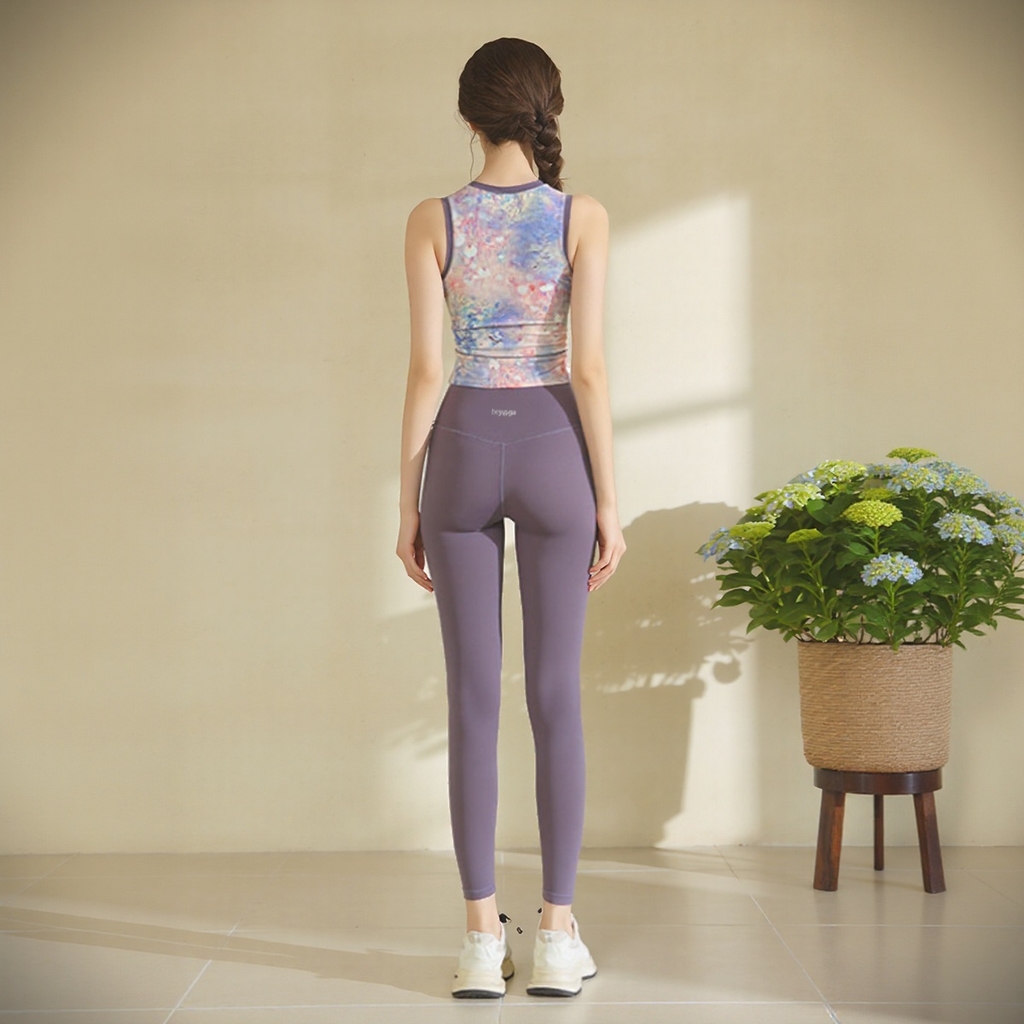 Bộ quần áo tập SET5121 beYoga - Họa tiết cá tính