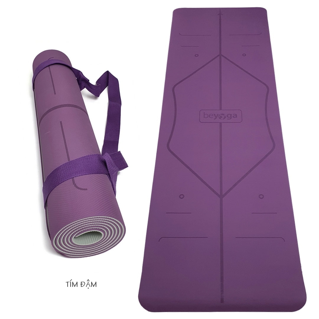 Thảm yoga định tuyến TPE 6mm beYoga