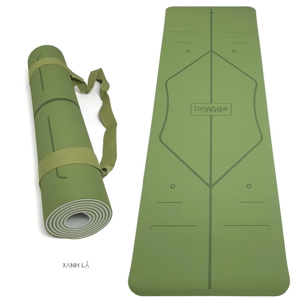 Thảm yoga định tuyến TPE 6mm beYoga