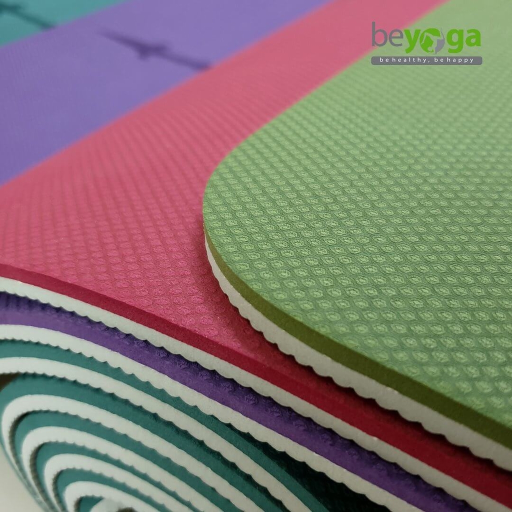 Thảm tập yoga định tuyến TPE 8mm beYoga