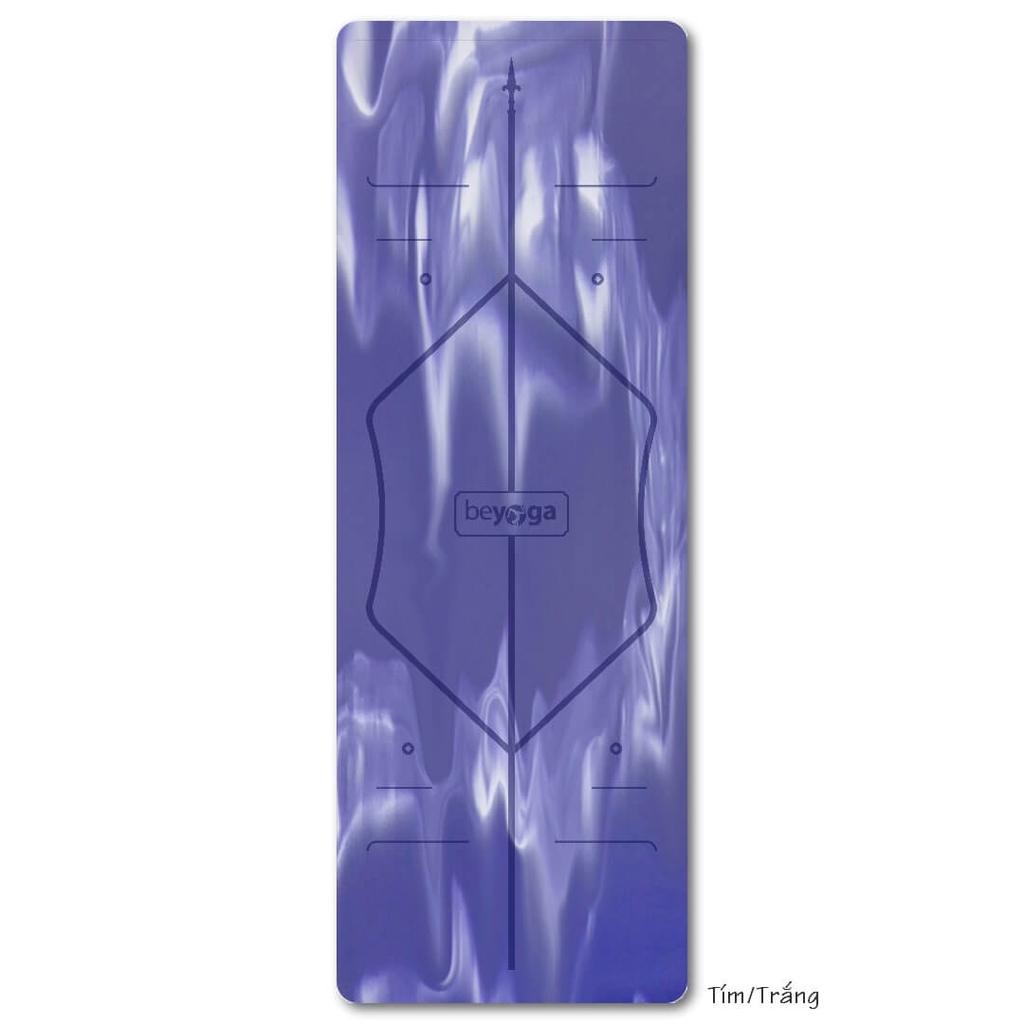 Thảm yoga vân mây định tuyến cao su PU beYoga