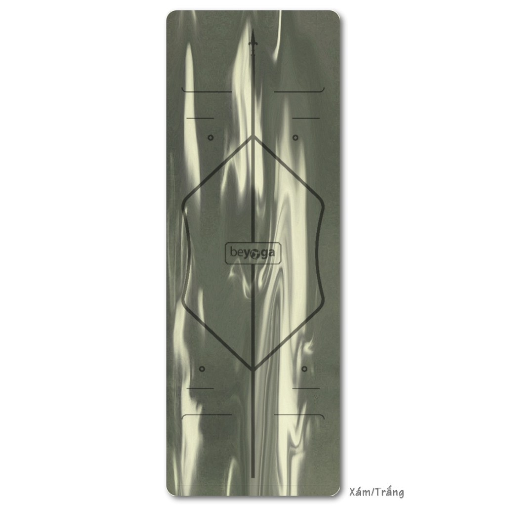 Thảm yoga vân mây định tuyến cao su PU beYoga