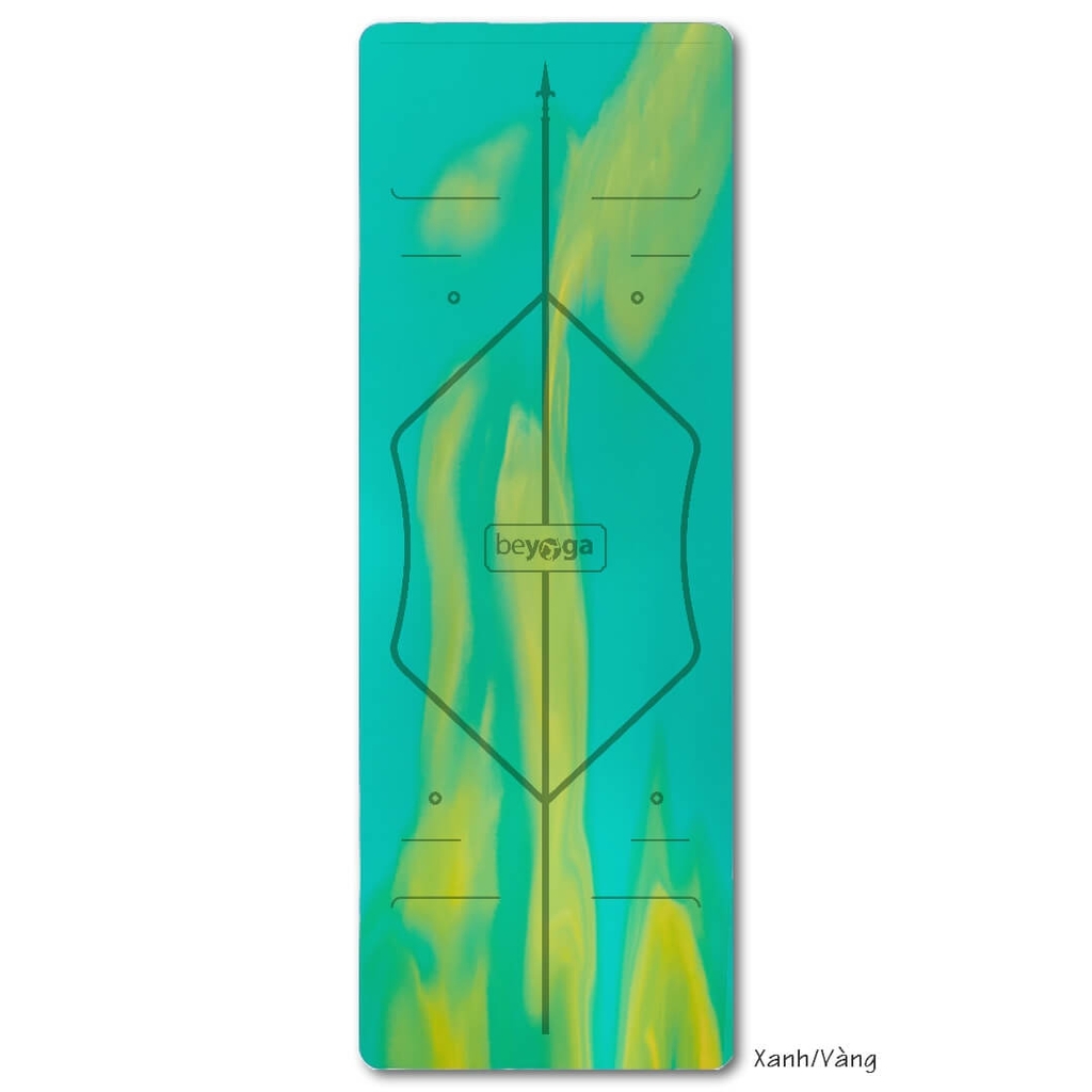 Thảm yoga vân mây định tuyến cao su PU beYoga
