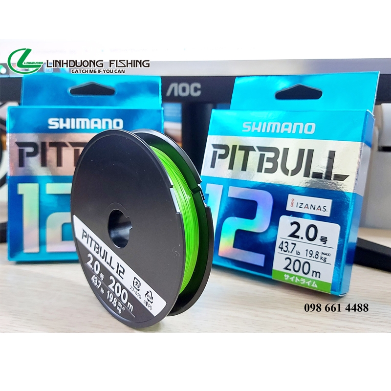 Dù PE Shimano Pitbull x12