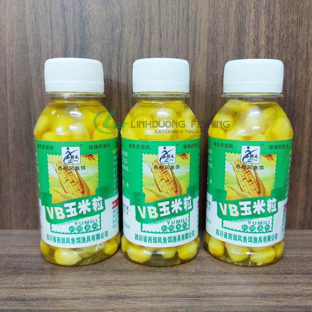 Mồi câu cá ngô ngâm, đậu xanh ngâm Tây Phong 100ml chuyên trị trắm, chép, trôi...