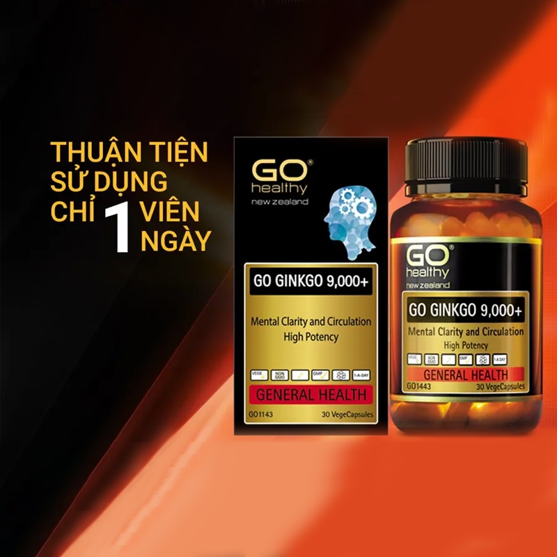 Bổ não New Zealand GO Ginkgo 9000+