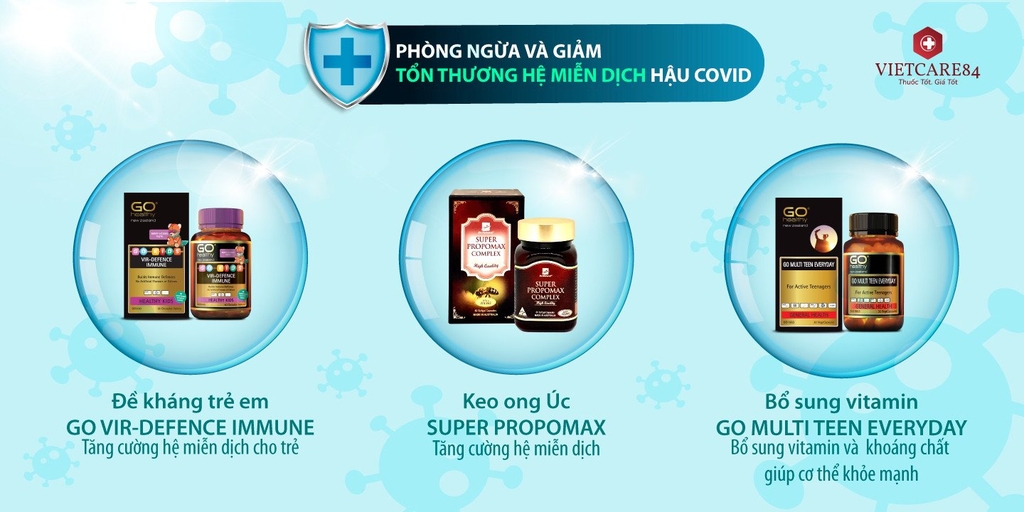 PHÒNG NGỪA VÀ LÀM GIẢM TỐN THƯƠNG HỆ MIỄN DỊCH HẬU COVID