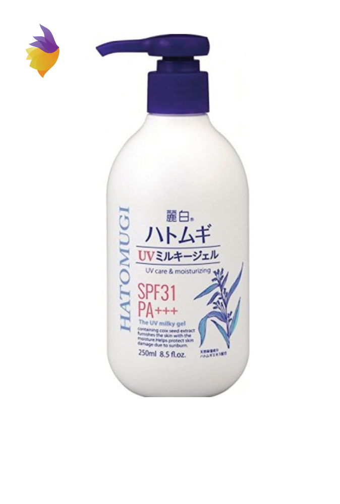 Sữa dưỡng thể chống nắng Hatomugi SPF31 PA+++ (250ml) - Nhật Bản