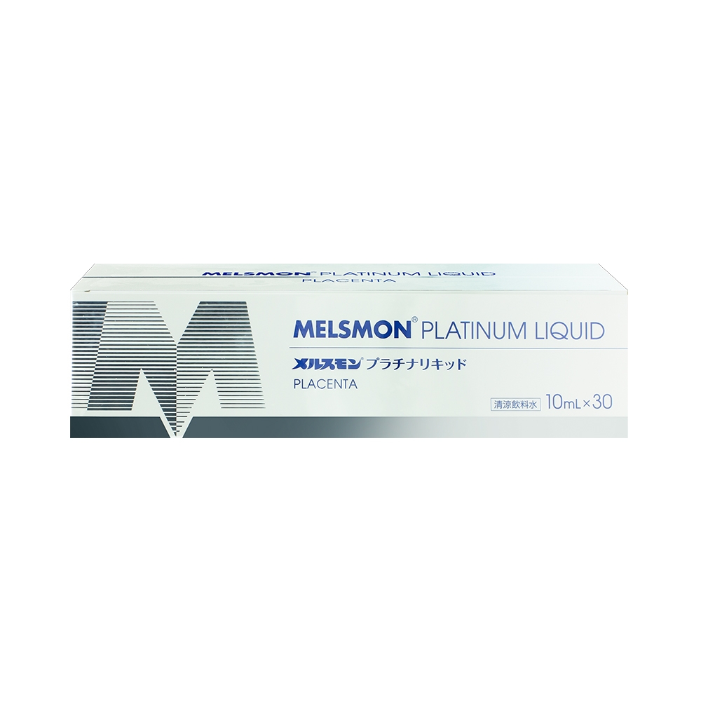 Nước uống nhau thai ngựa Melsmon Platinum Liquid Placenta (30x10ml) - Nhật Bản