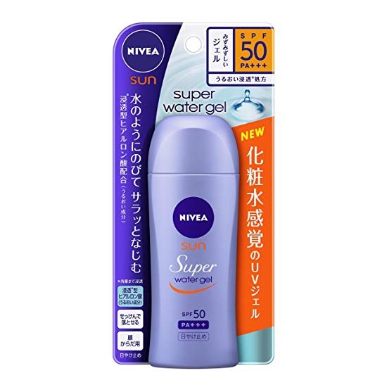 Kem chống nắng Nivea Sun Super Water Gel SPF50 PA+++ (80g) - Nhật Bản