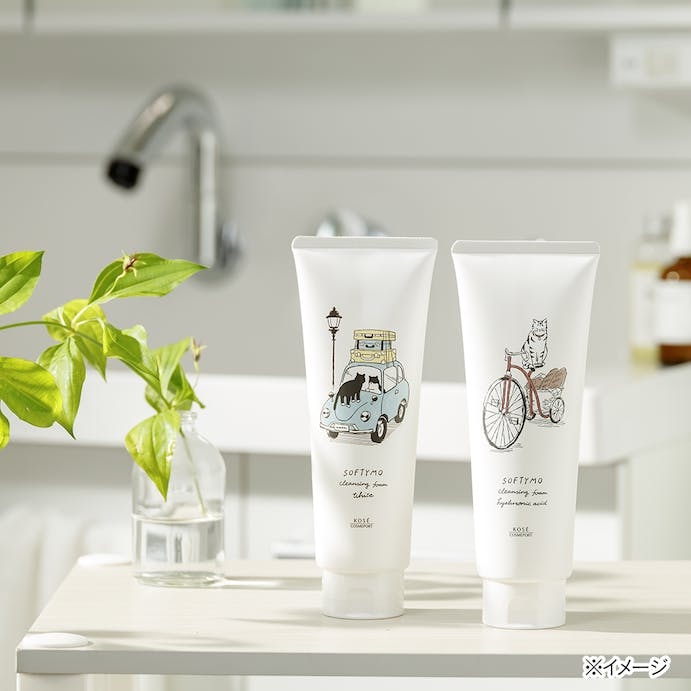 Sữa rửa mặt Kose Softymo Cleansing Foam Limited Design Mẫu 2022 (220g) - Nhật Bản