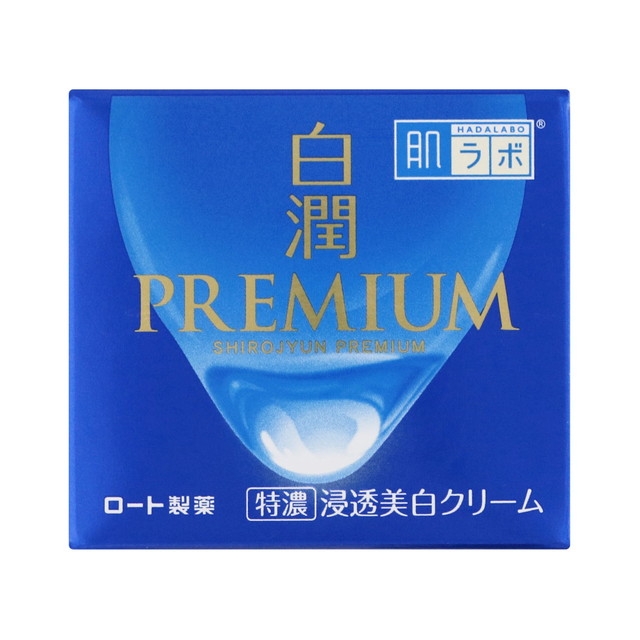 Kem dưỡng trắng da cao cấp Hadalabo Shirojyun Premium Whitening Cream (50g) - Nhật Bản