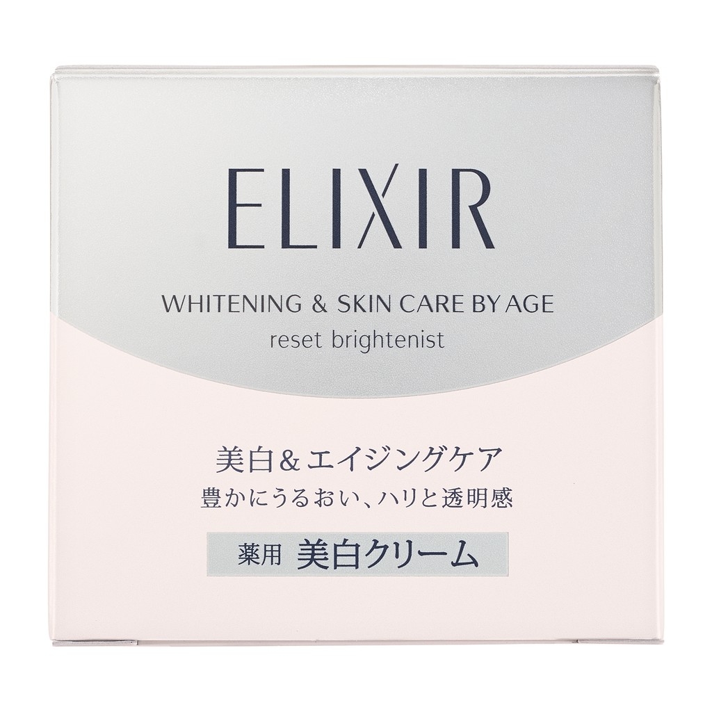 Kem dưỡng trắng da Shiseido Elixir Whitening & Skin Care by Age Reset Brightenist (40g) - Nhật Bản