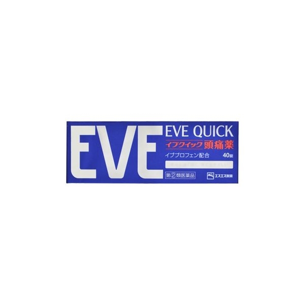 Viên uống giảm đau hạ sốt Eve Quick (40 viên/60 viên) - Nhật Bản