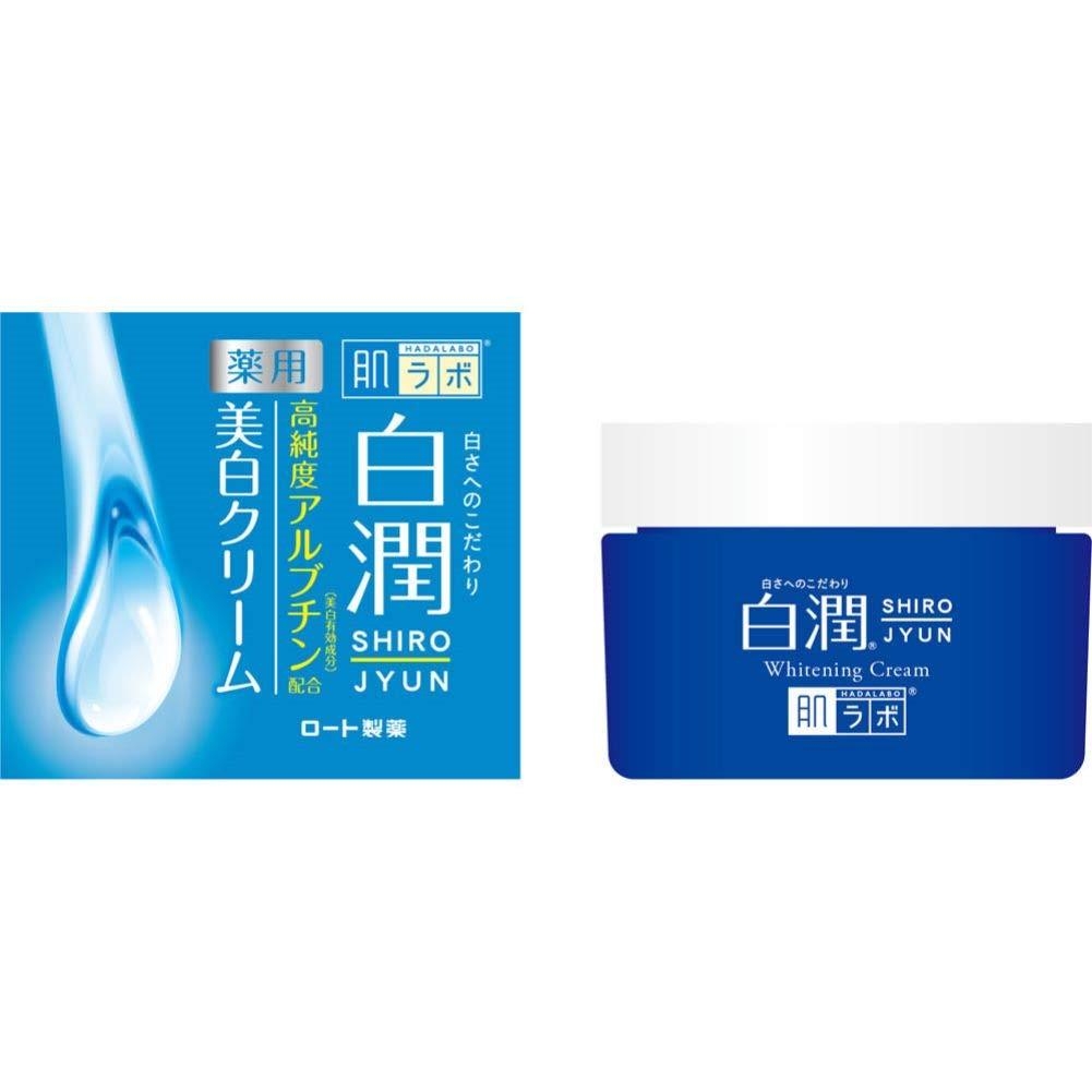 Kem dưỡng trắng da Hadalabo Rohto Shirojyun Medicated Whitening Gel (50g) - Nhật Bản