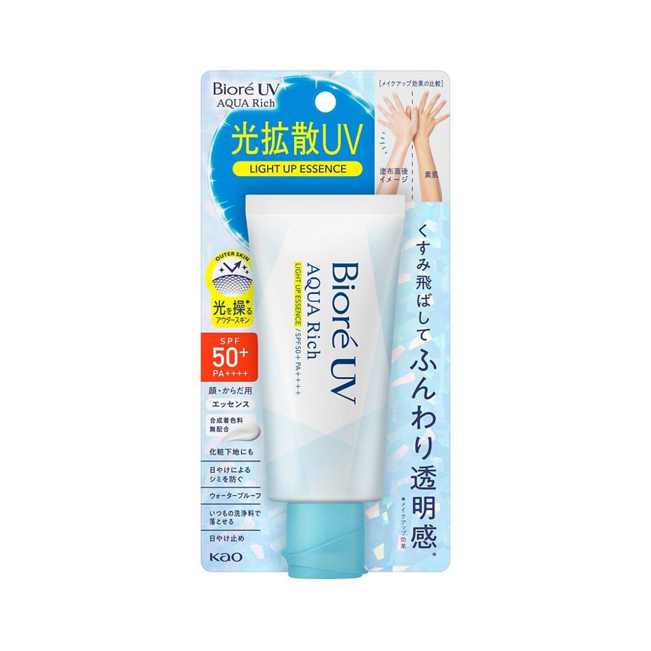 Tinh Chất Chống Nắng Biore UV Aqua Rich Light Up Essence (70g) - Nhật Bản