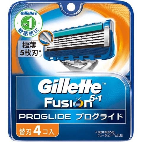 Lưỡi cạo Gillette Fusion hộp 4 lưỡi
