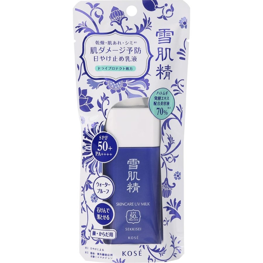 Kem chống nắng Kose Sekkisei Skincare UV Milk SPF50+ PA++++ (60g) - Nhật Bản