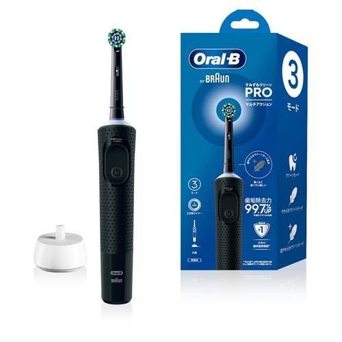 Bàn chải đánh răng điện cao cấp Oral-B Pro Multi-Action D1034133BK (3 chế độ) - Nhật Bản