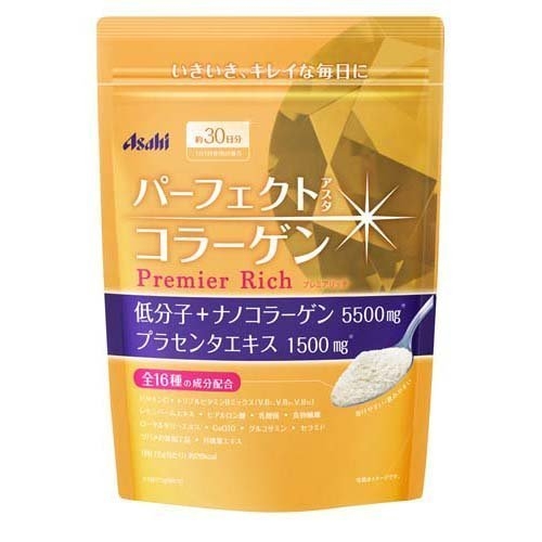 Bột Collagen Asahi Premier Rich (228g/ 378g) - Nhật Bản