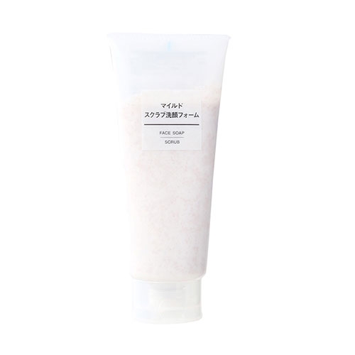 Sữa rửa mặt tẩy tế bào chết Muji Face Soap Scrub (120g) - Nhật Bản