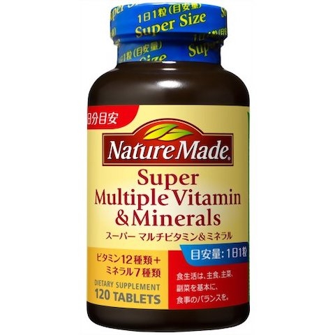 Viên uống bổ sung Vitamin tổng hợp Nature Made Super Multiple Vitamin & Minerals (120 viên)