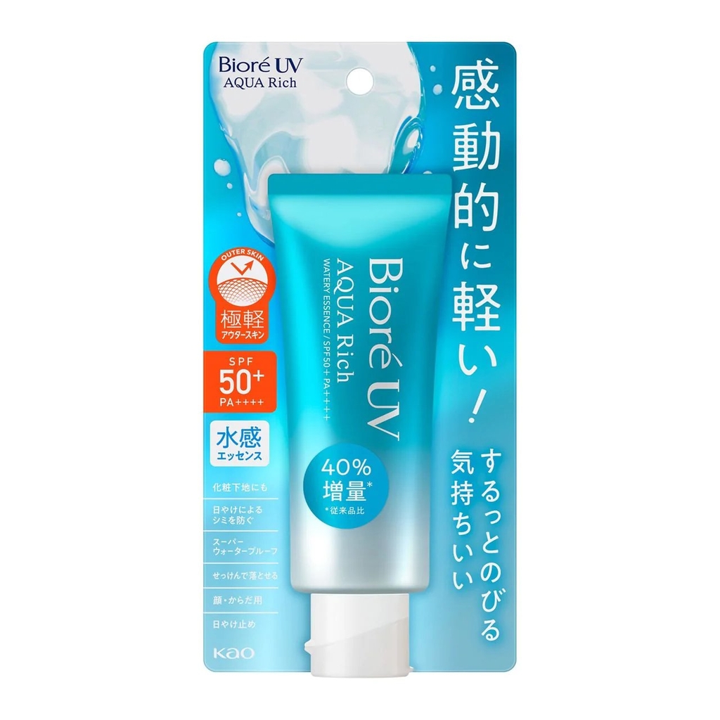 Kem chống nắng Biore UV Aqua Rich Watery Essence SPF50+ PA++++ (70g/85g) - Nhật Bản