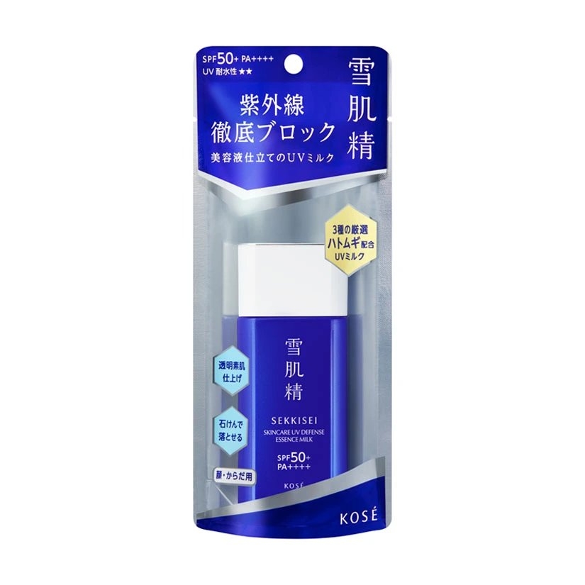 Tinh chất chống nắng Kose Sekkisei Skincare UV Defense Essence Milk SPF50+ PA++++ (60g) - Nhật Bản