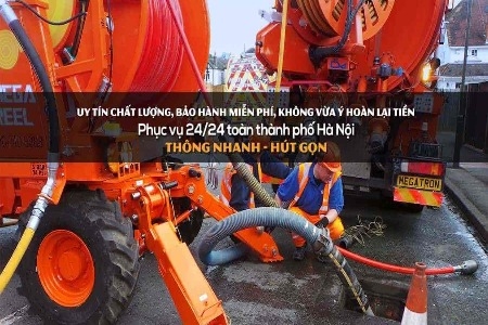 thông tắc cống quận cầu giấy giá rẻ