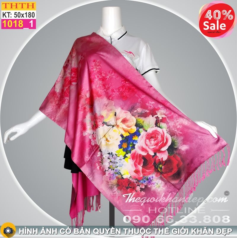 Khăn Choàng Tằm Hoa Cao Cấp THTH 1018_1