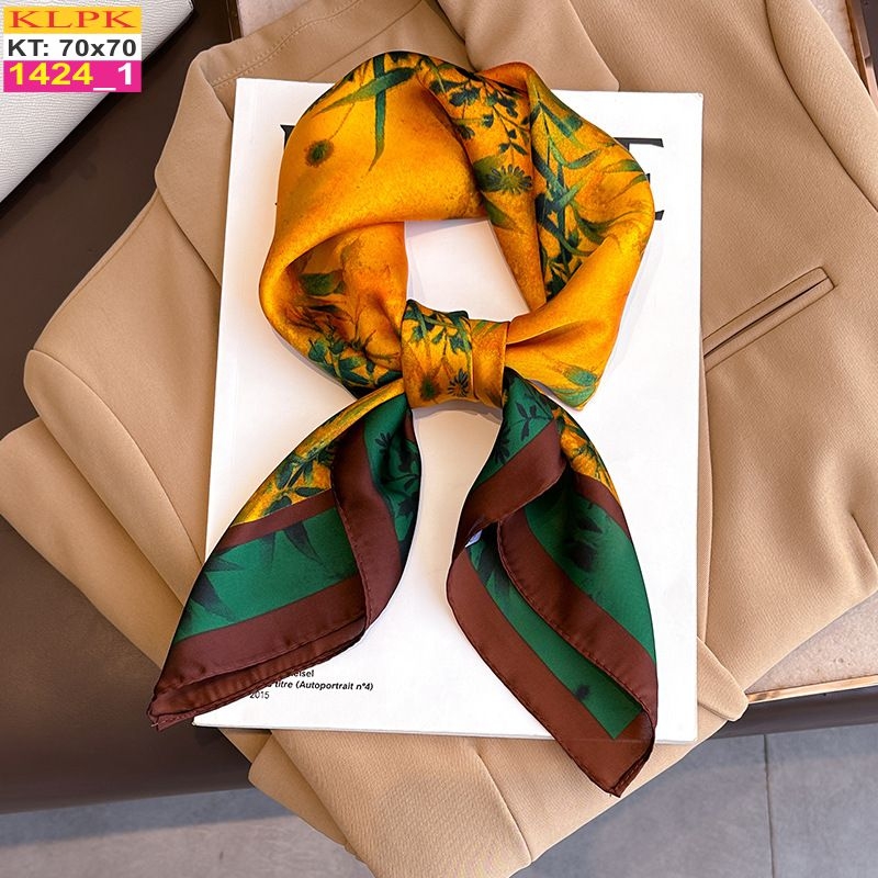 Khăn Phụ Kiện Lụa Vuông 70cm - Thế Giới Khăn Đẹp C1045_1