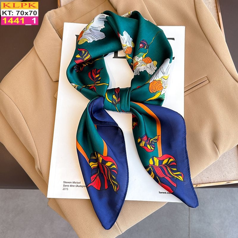 Khăn Phụ Kiện Lụa Vuông 70cm - Thế Giới Khăn Đẹp C1037_1