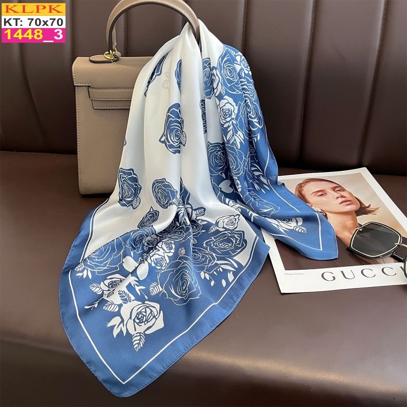 Khăn Phụ Kiện Lụa Vuông 70cm - Thế Giới Khăn Đẹp C1034_3