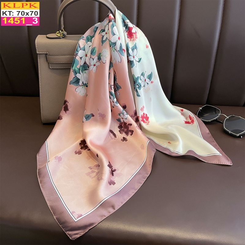 Khăn Phụ Kiện Lụa Vuông 70cm - Thế Giới Khăn Đẹp C1024_3